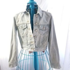 Vintage Abercrombie and Fitch crop jean jacket